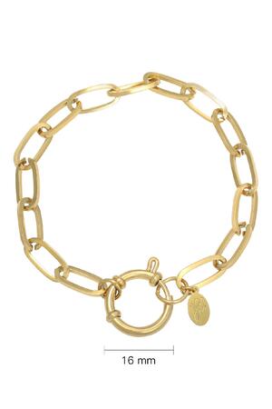 Bracciale Catena Eve Gold Stainless Steel h5 Immagine2